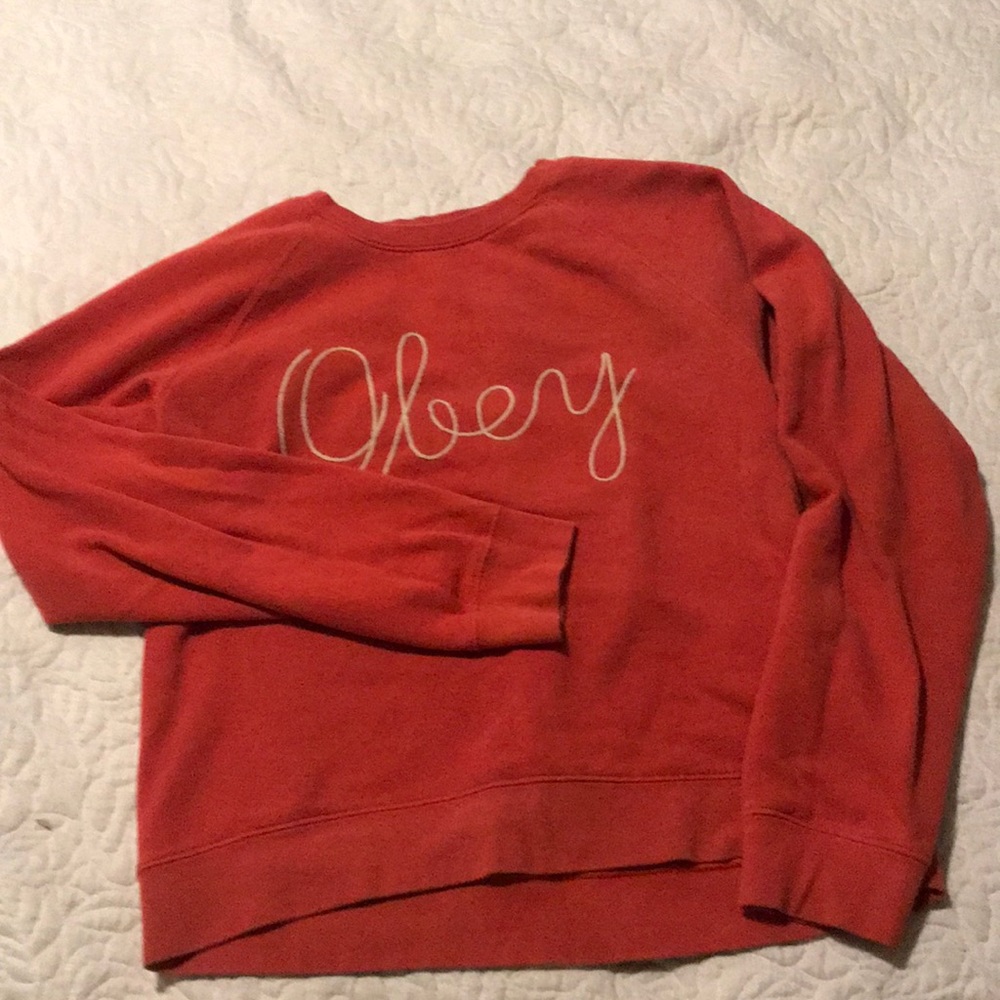 Obey embroidered sweatshirt